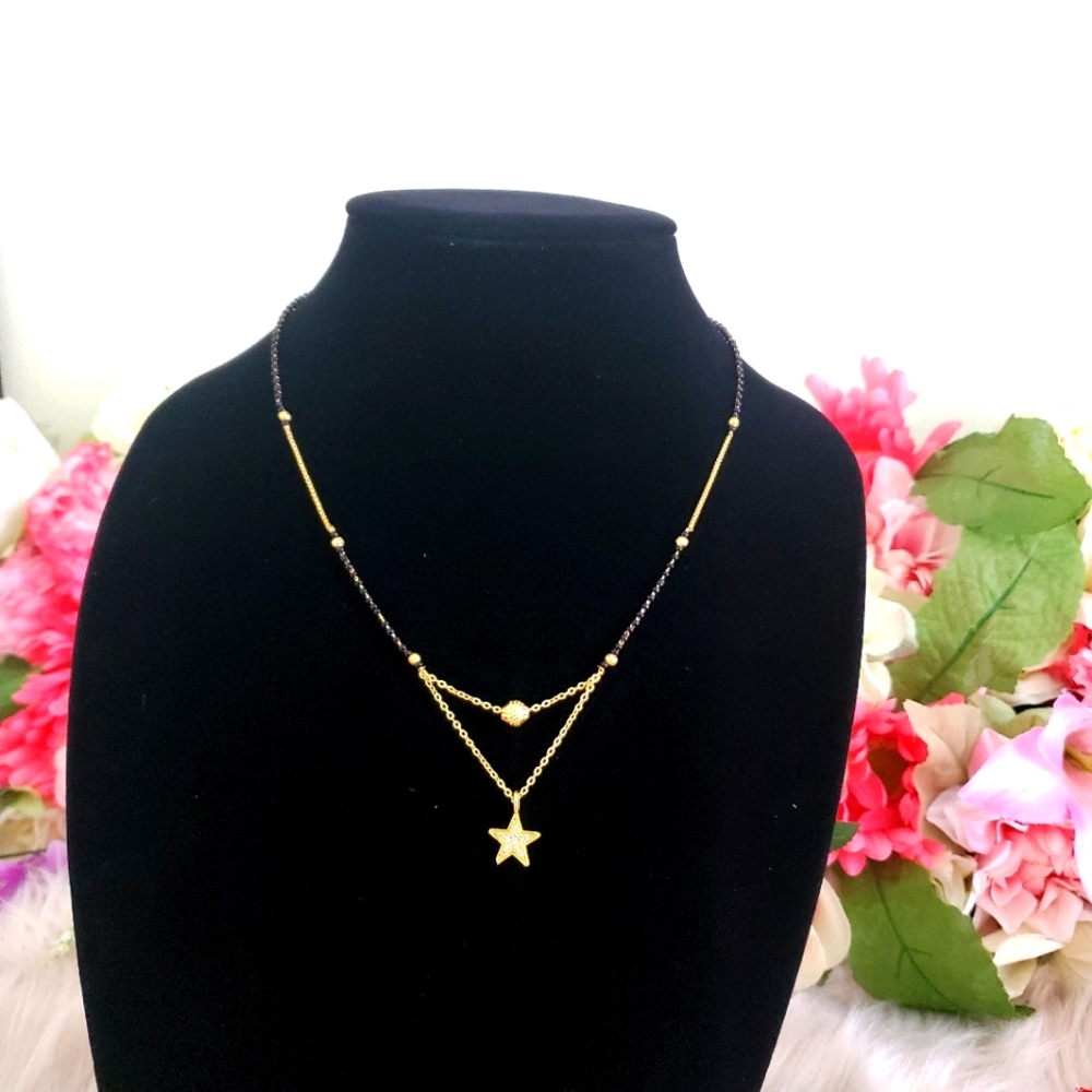 Brand new goldplated Bollywood Indian mangalsutra necklace